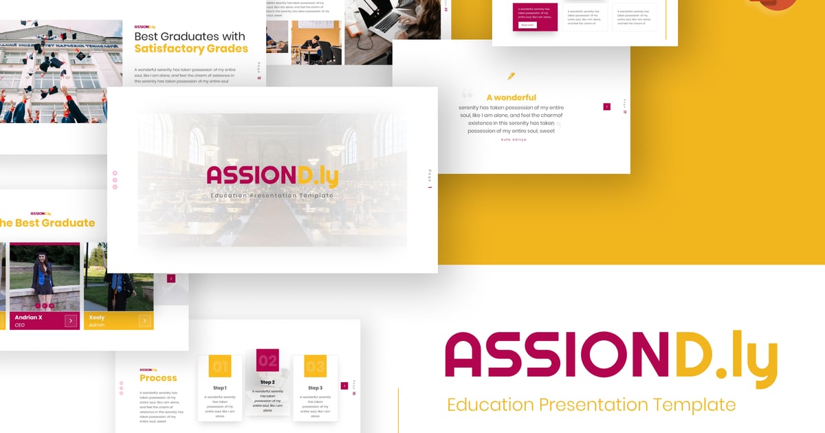 Assiond.ly 教育 PowerPoint 模板