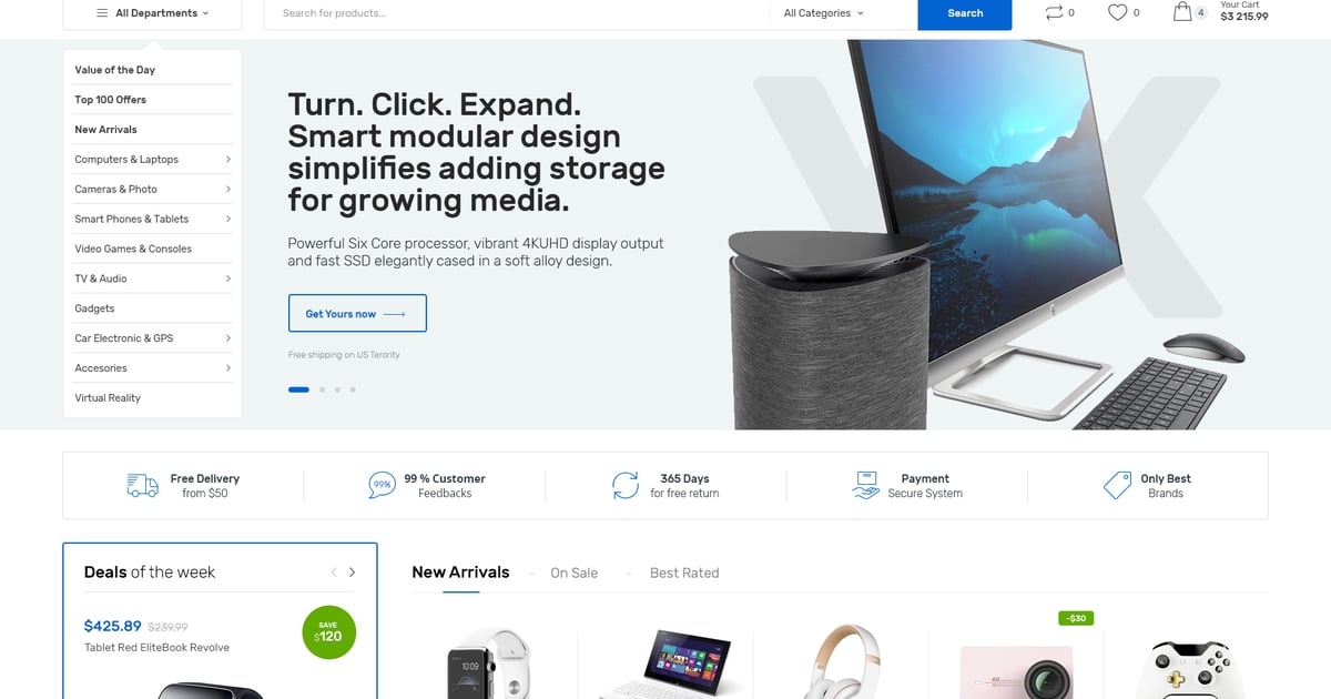TechMarket – 终极 Shopify 响应式主题