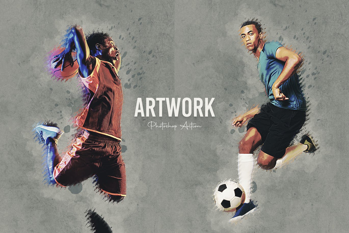 艺术作品 Photoshop 动作 (ABR,ATN,PAT)