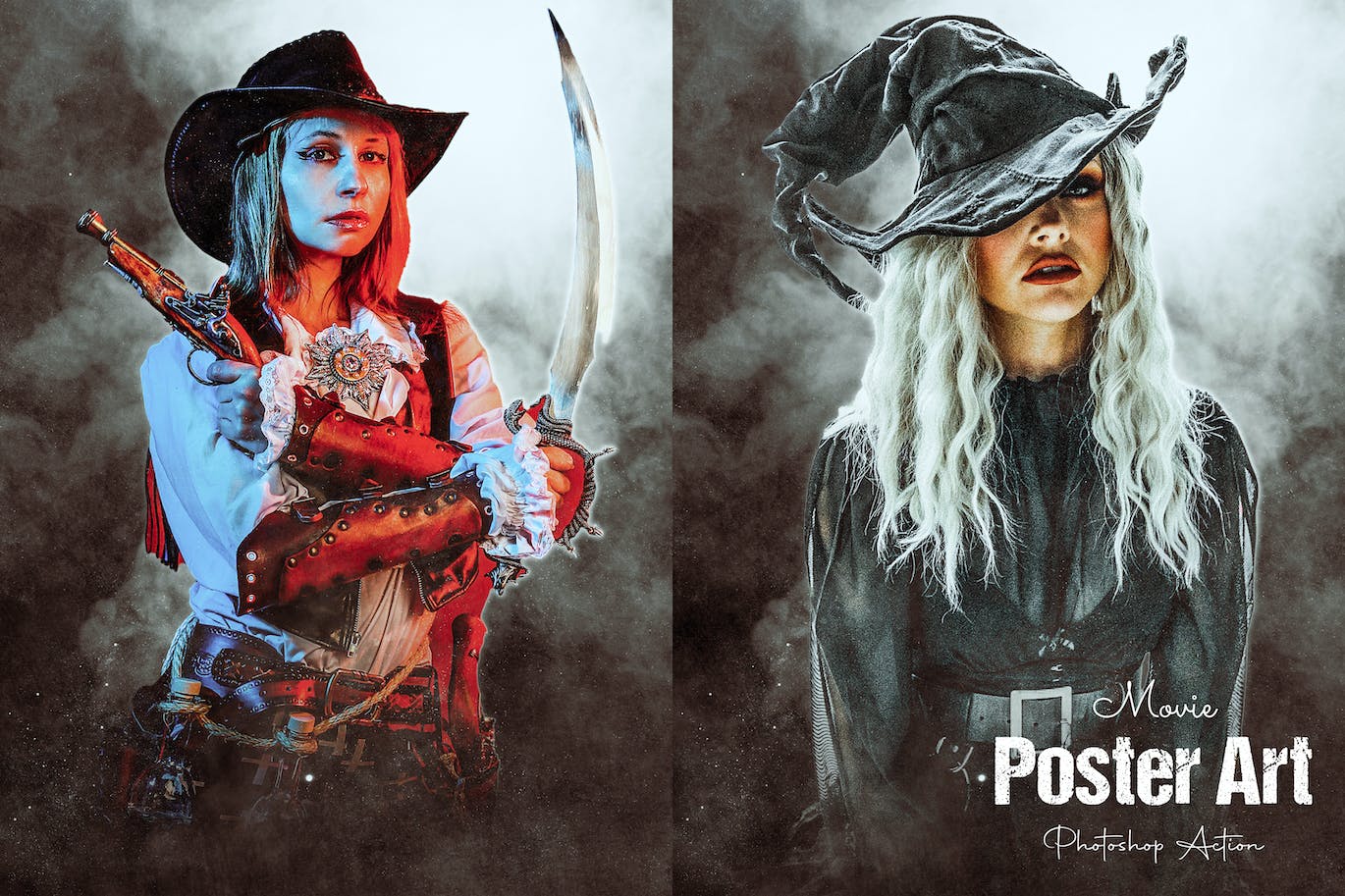 电影海报艺术 Photoshop 动作 (ATN,ABR,PAT)