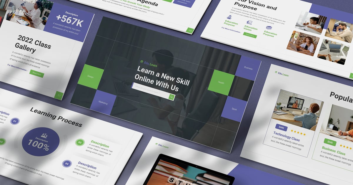 Edulearn – 教育类 PowerPoint 模板