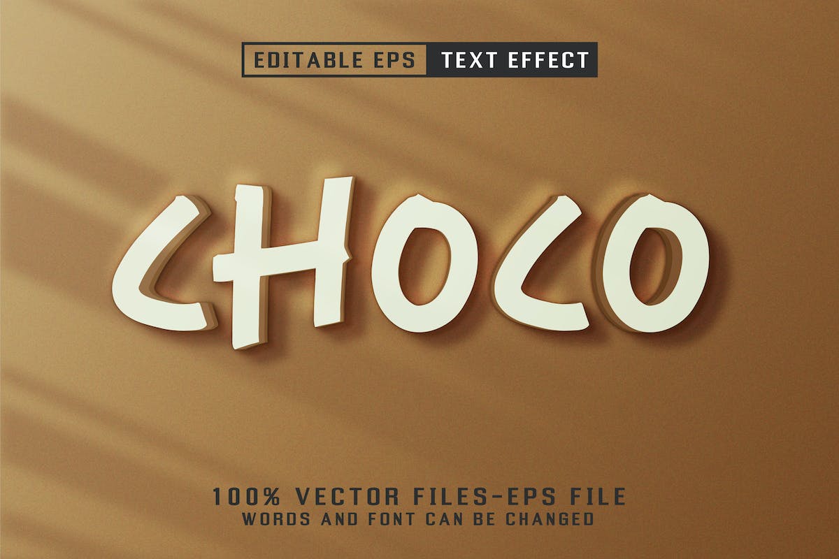 Choco 可编辑文本效果