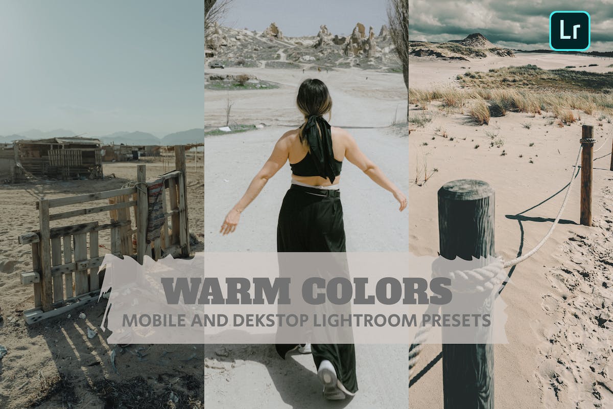 暖色 Lightroom 预设桌面和移动版