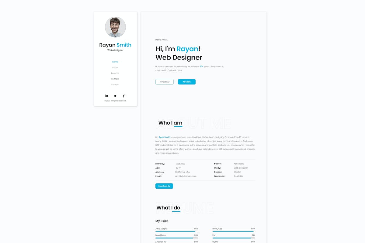 VCard – 简历