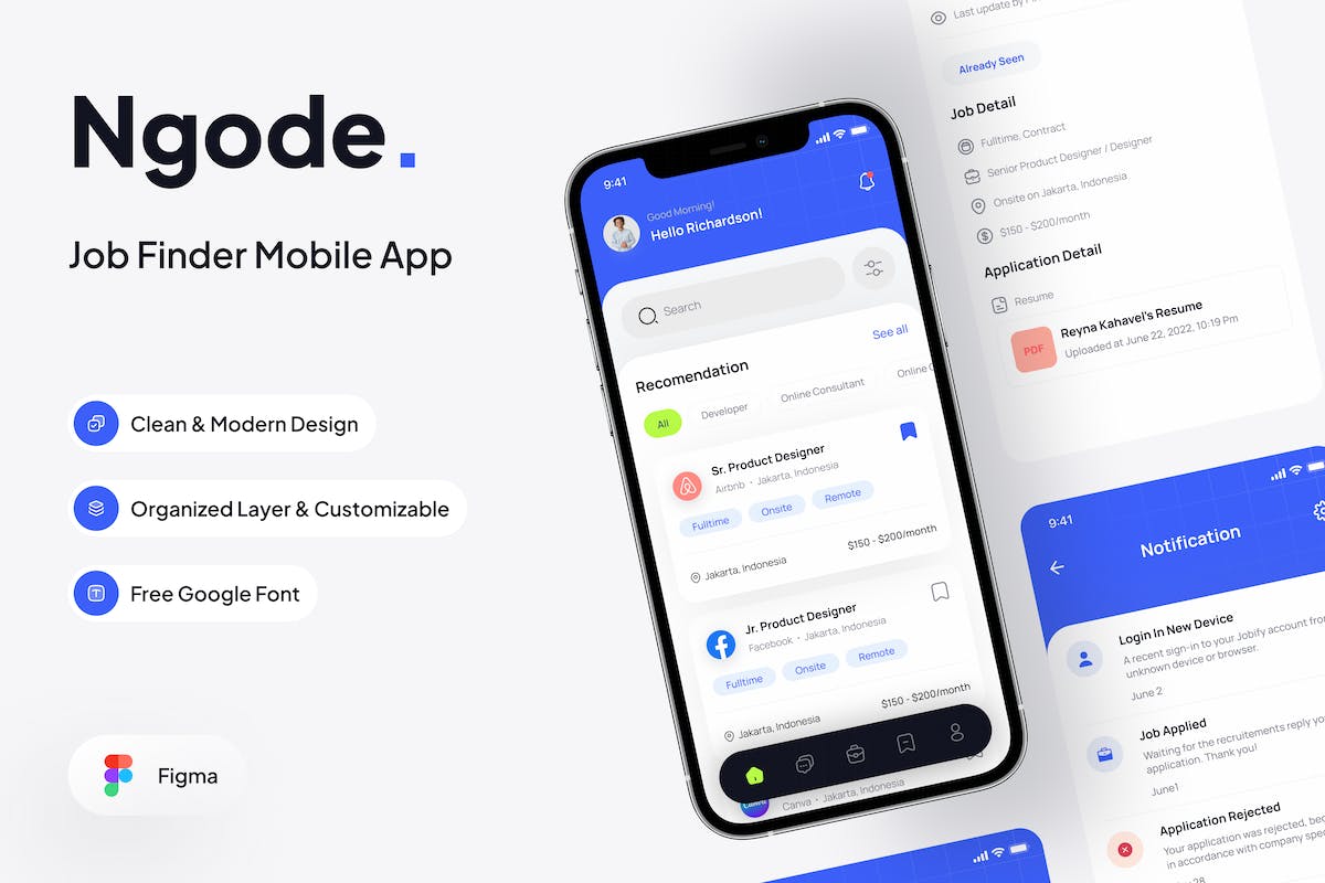 Ngode - 通知页面
