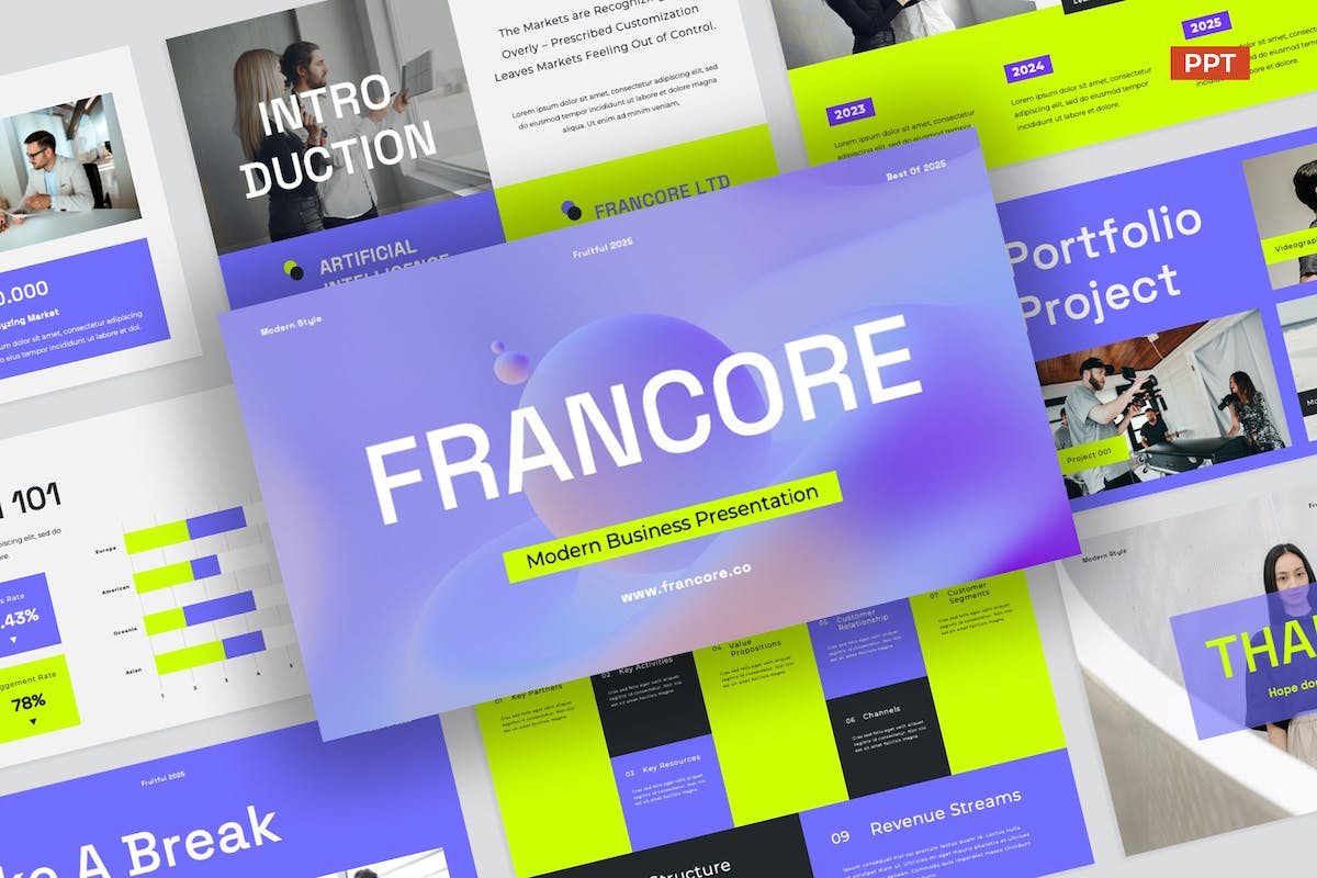 Francore – 商业数字营销演示