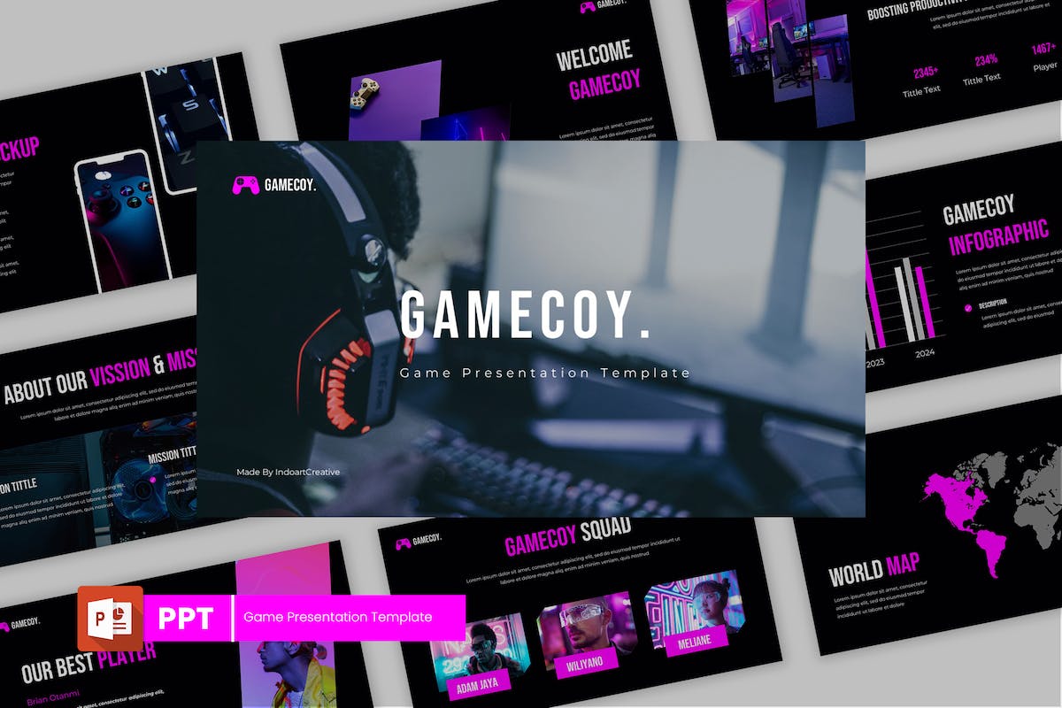 Gamecoy – 游戏演示模板
