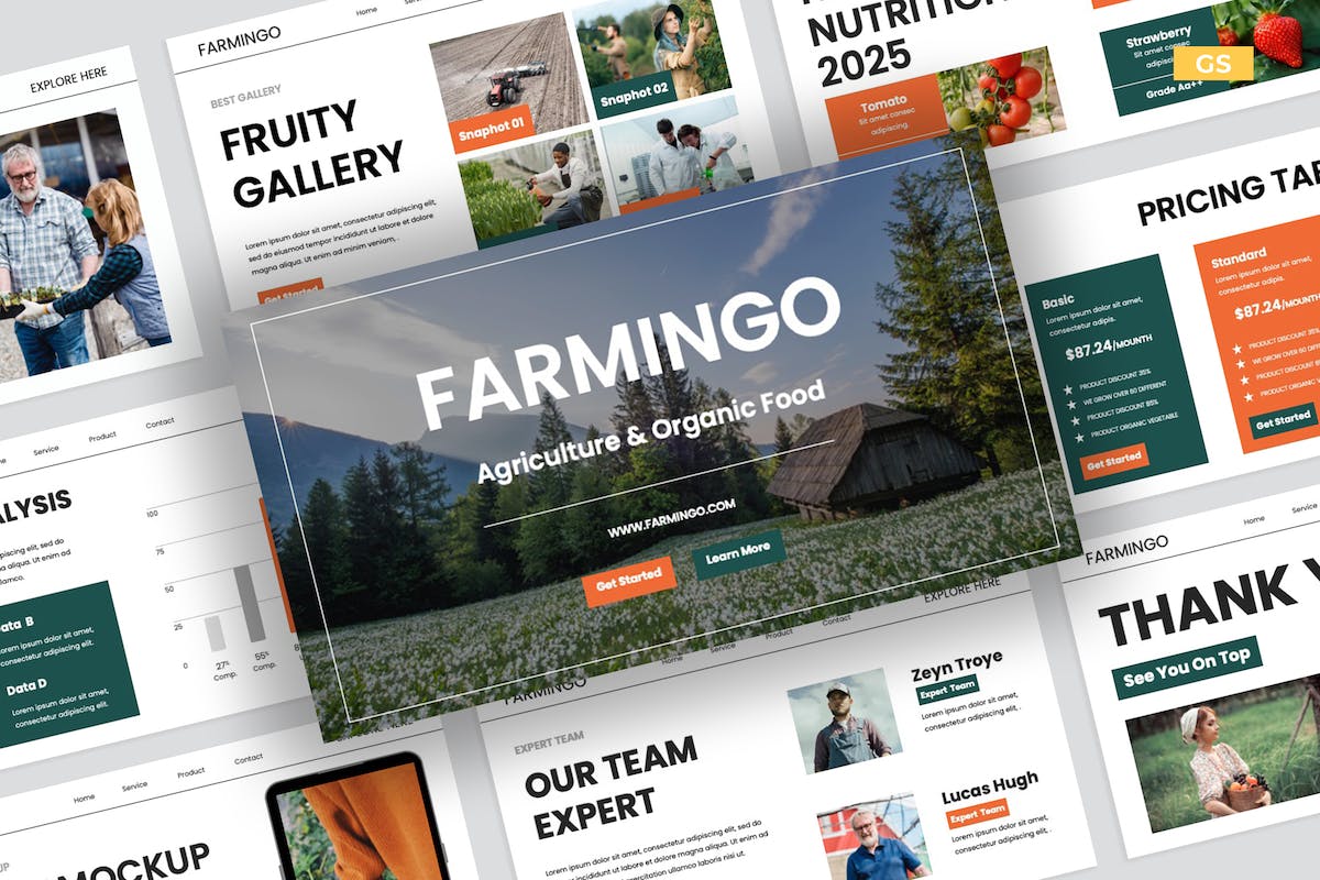 Farmingo – 农业与有机食品展示