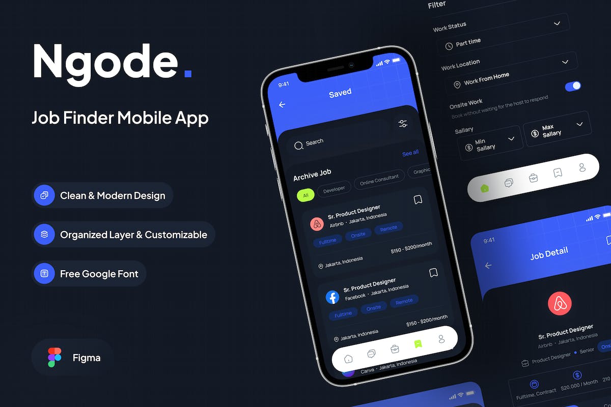 Ngode – 已保存的工作页面