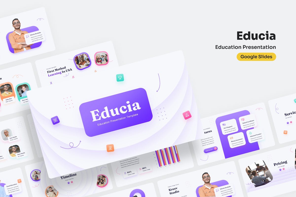 Educia – 教育 Google 幻灯片演示