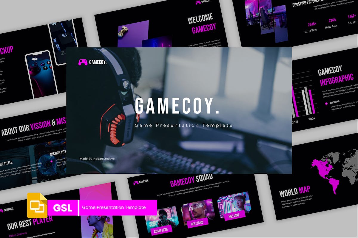 Gamecoy – 游戏演示模板