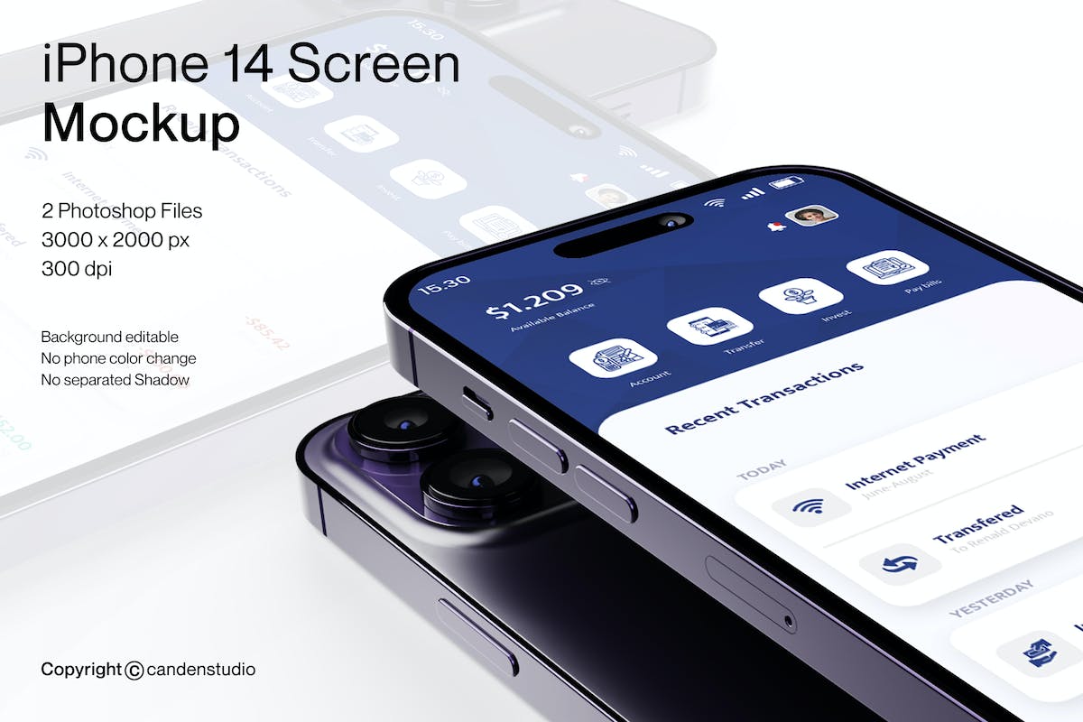 FA – iPhone 14 屏幕模型
