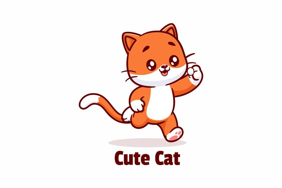 “可爱猫咪标志”