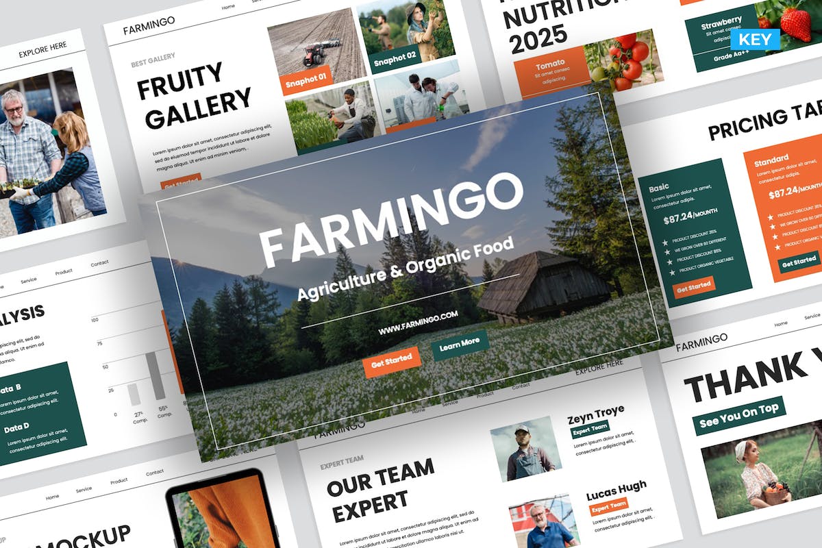 Farmingo – 农业与有机食品展示