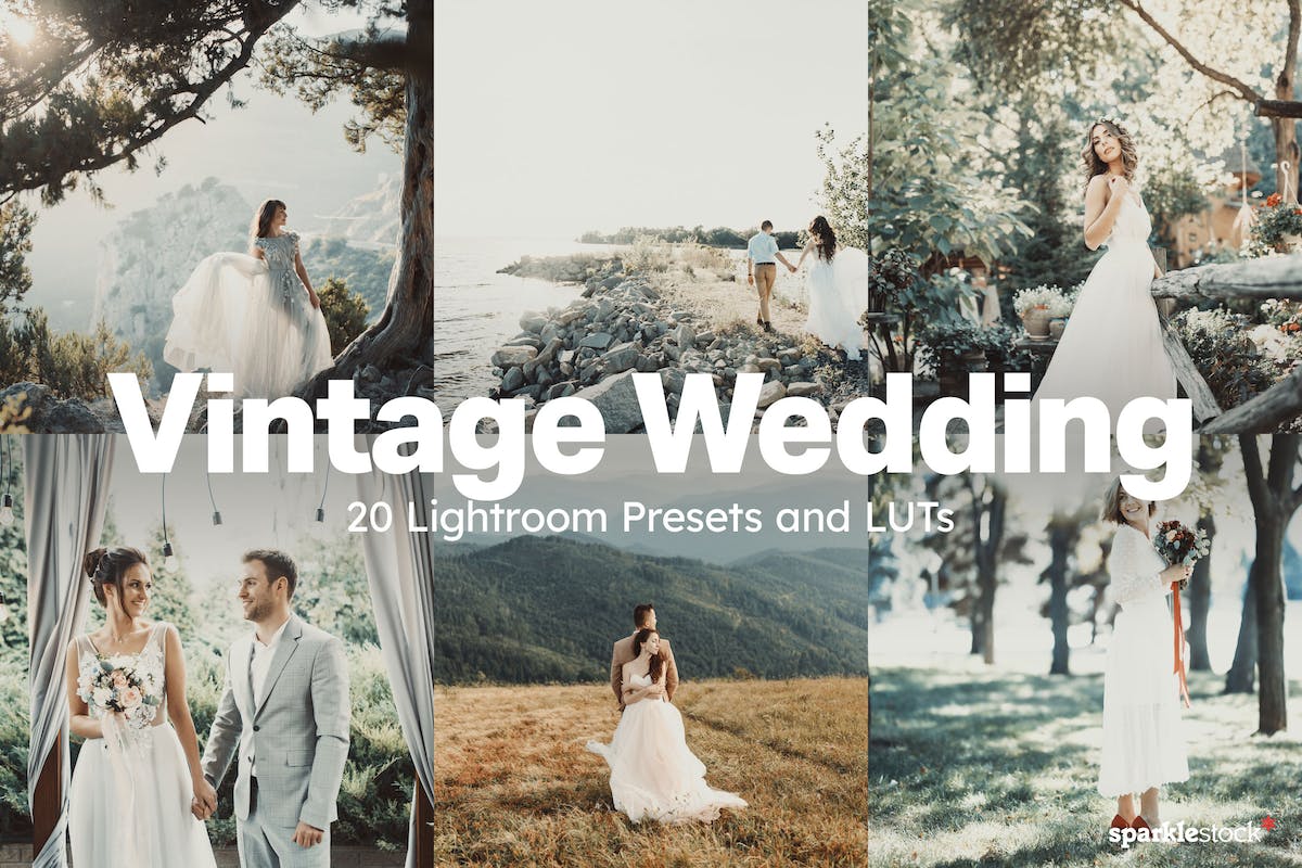 20 款复古婚礼 Lightroom 预设和 LUT