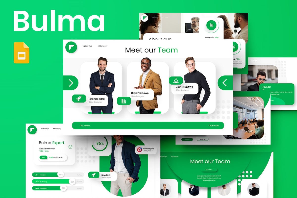 Bulma – 商务 Google 幻灯片模板
