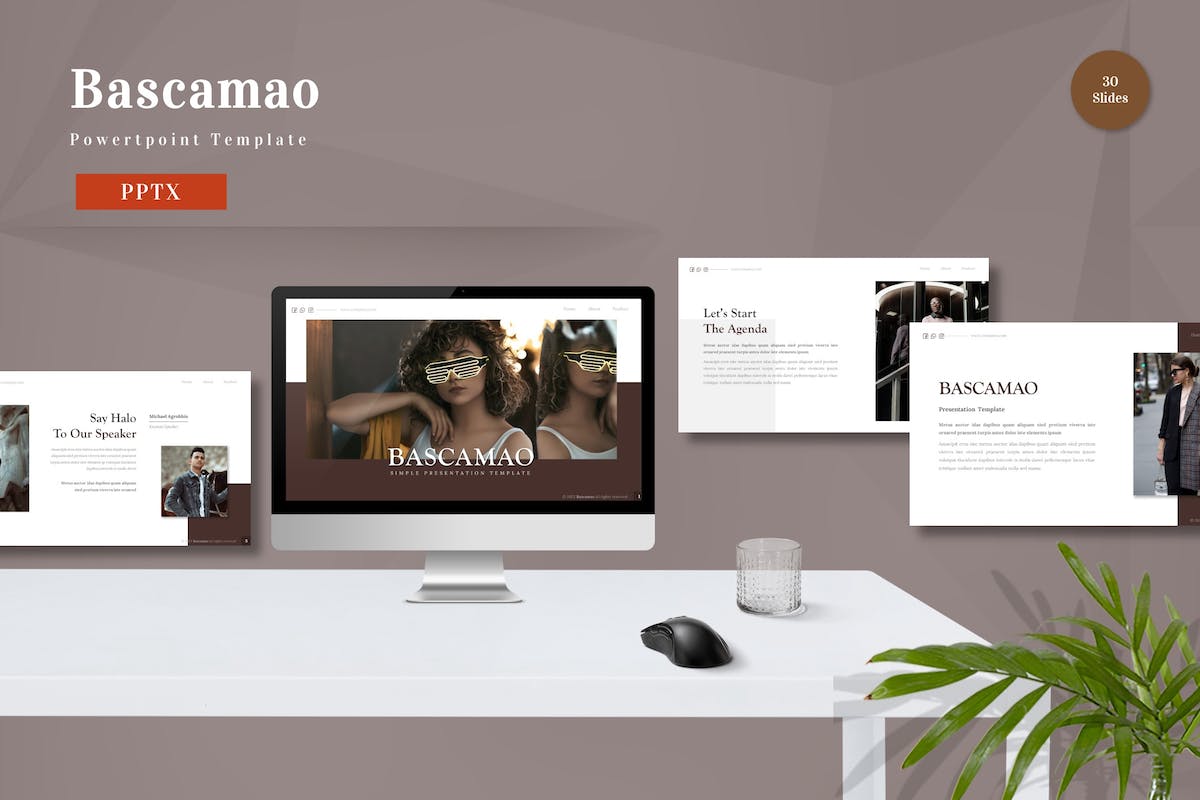 Bascamao – Powerpoint 模板