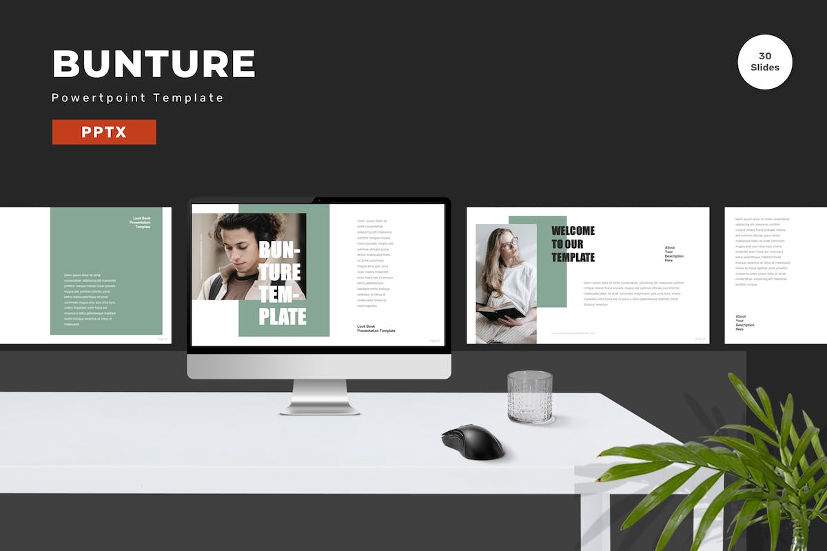 Bunture–Powerpoint模板