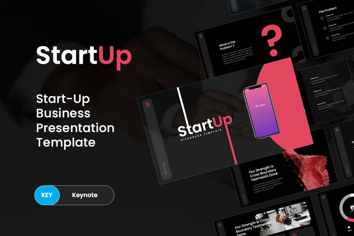 StartUp – Pitch Deck 主题演讲模板