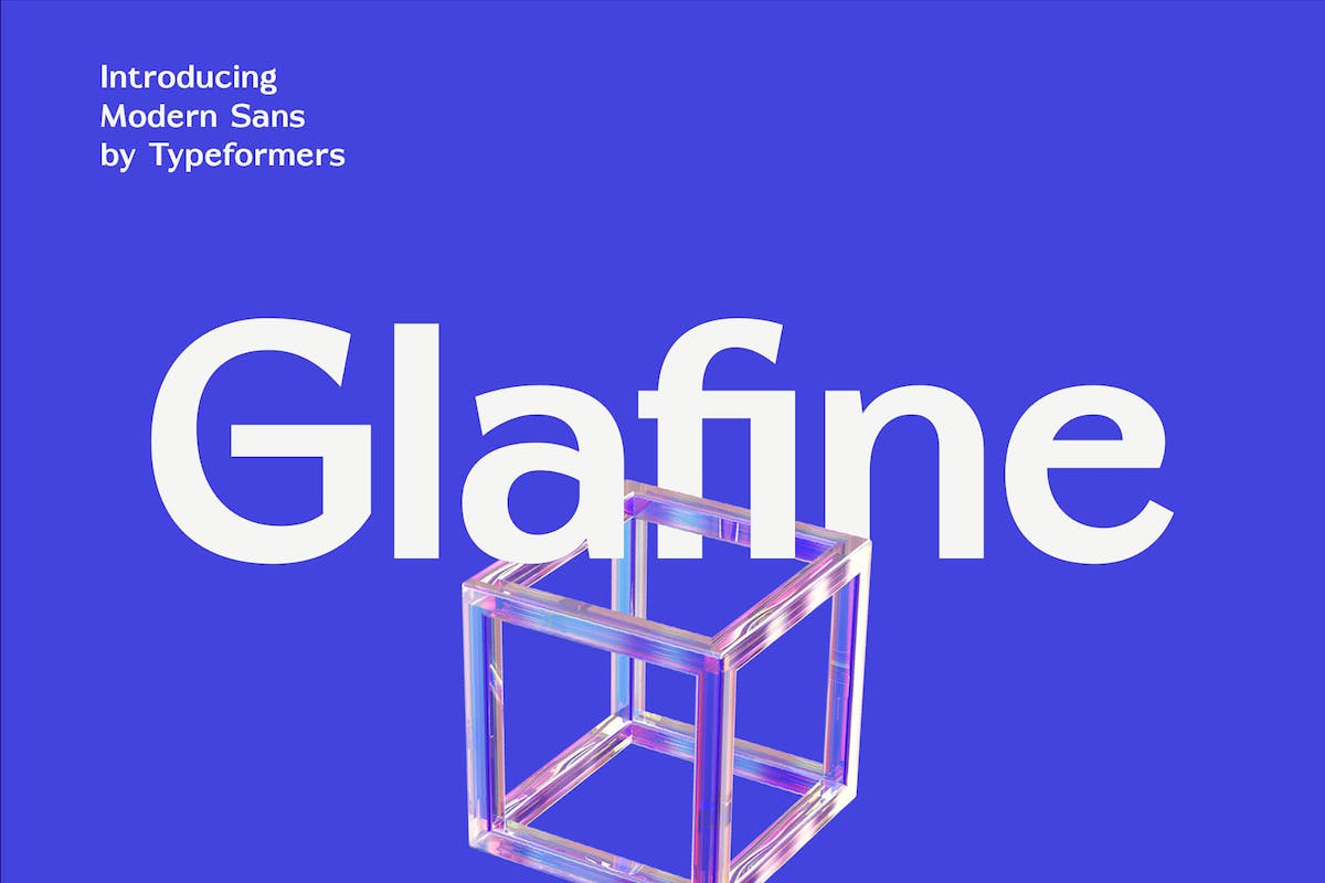 Glafine – 现代无衬线字体