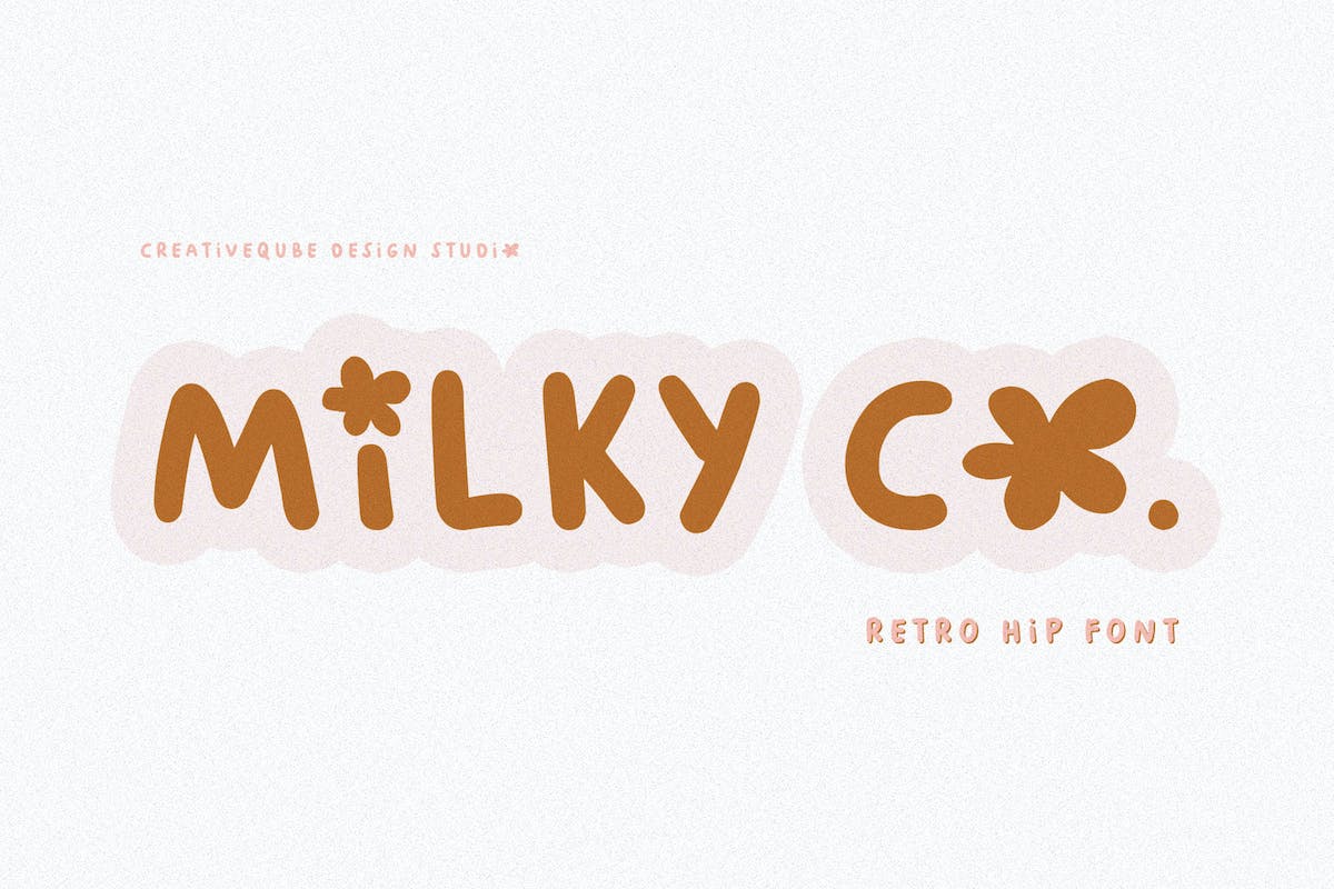 Milky Co 复古字体