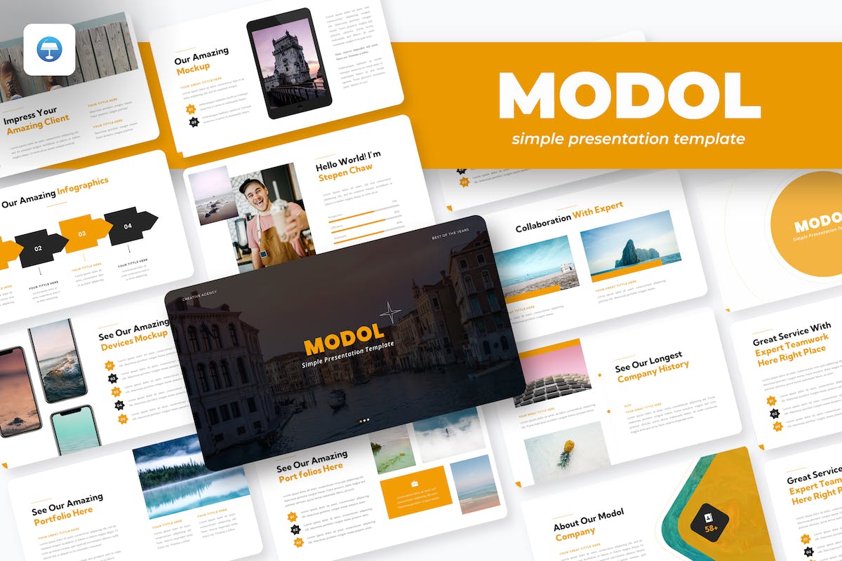 Modol 简单 Keynote 模板