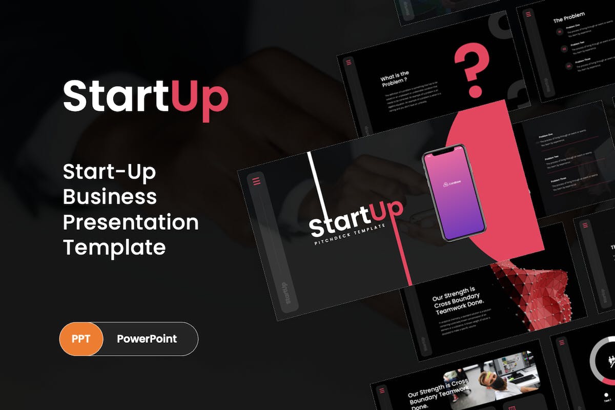 StartUp – 演示文稿 PowerPoint 模板