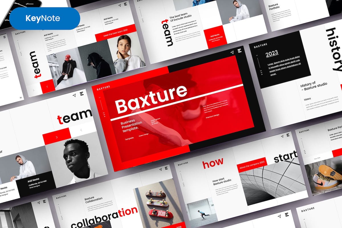 Baxture – 商业主题演讲模板