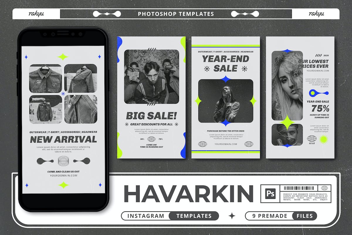 Havarkin – Instagram 模板