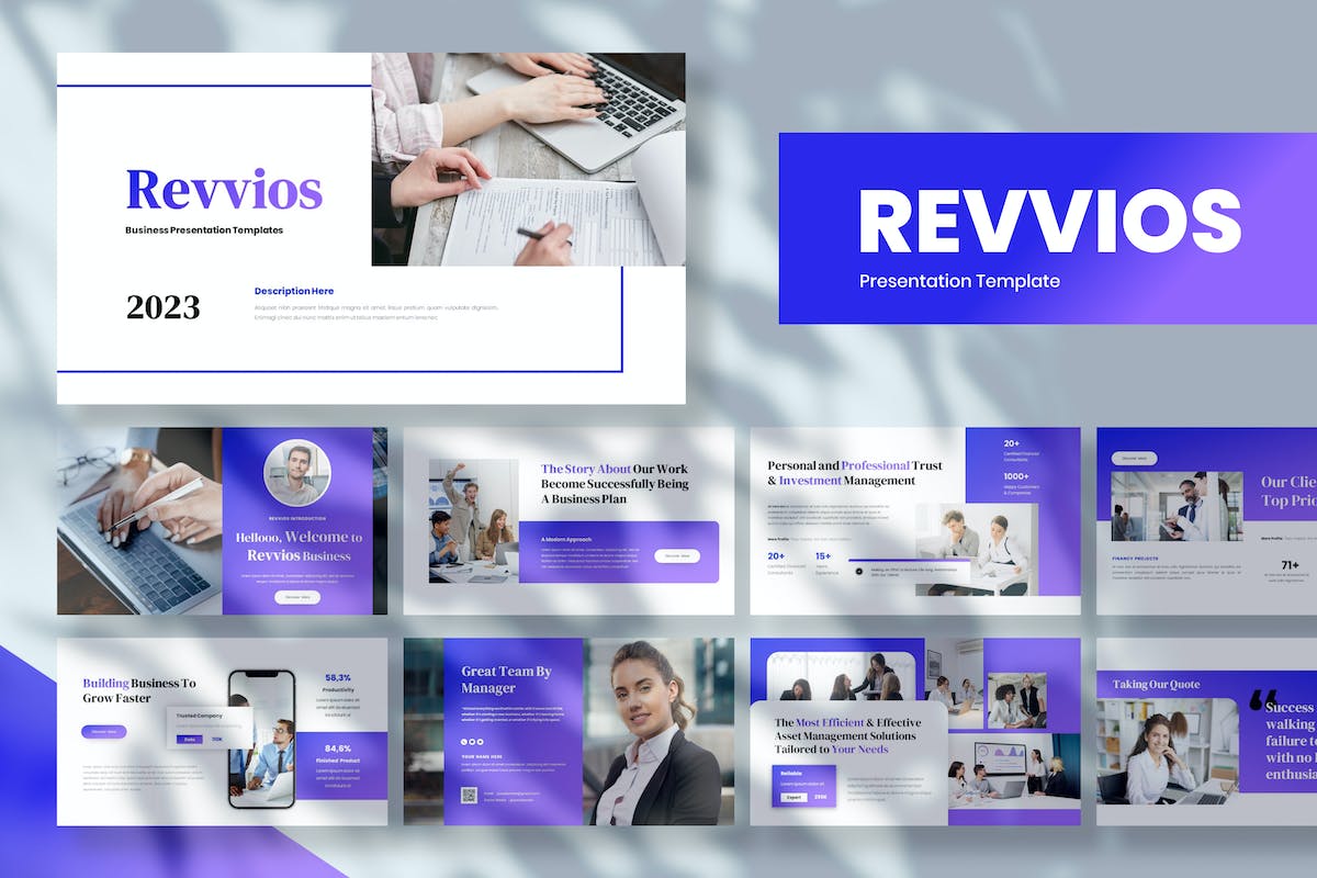 Revvios – 商务演示主题模板