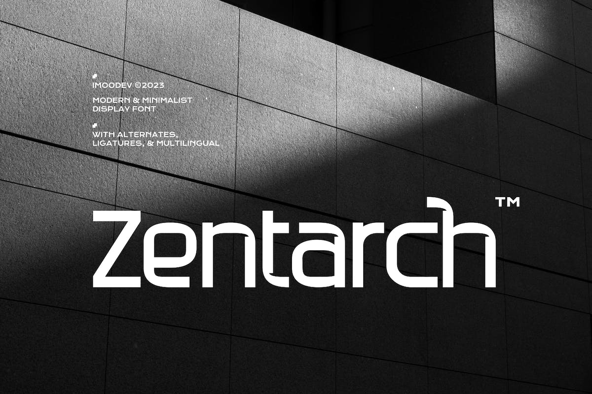 Zentarch – 现代简约字体