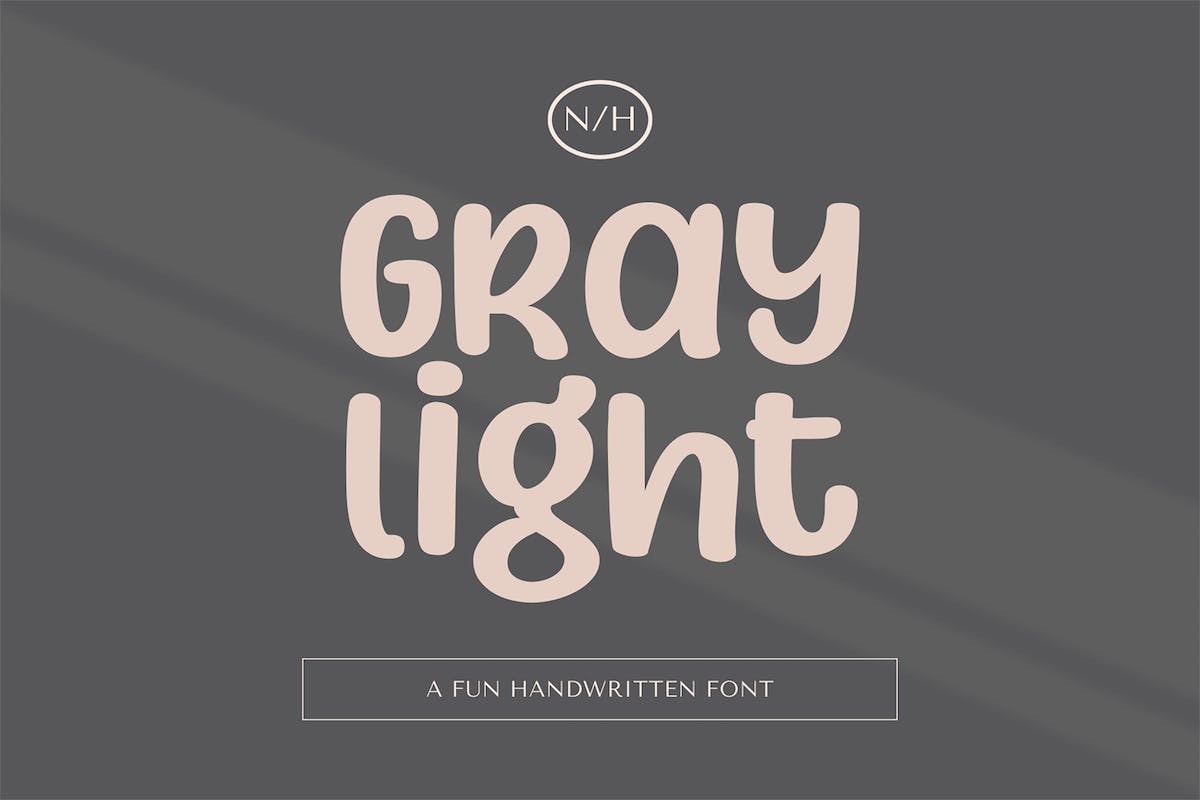 Gray Light 灰光 手写字体
