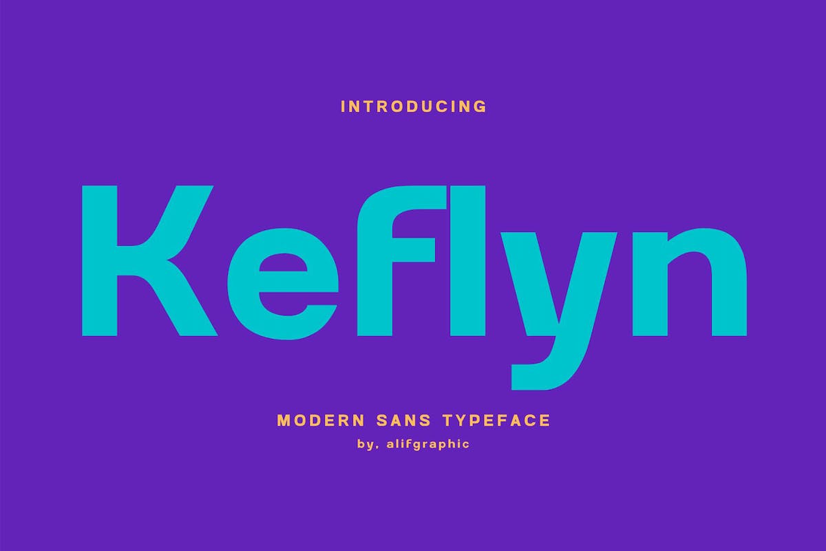 Keflyn – 现代无字体