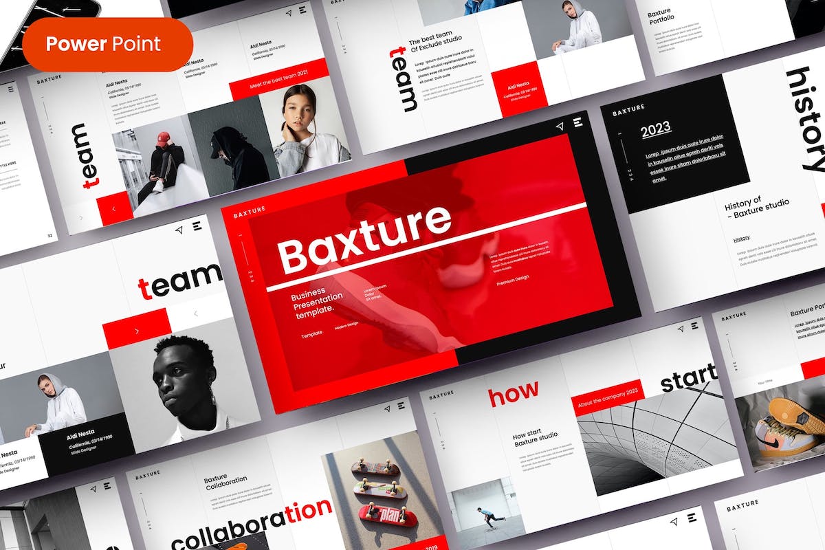 Baxture – 商业 PowerPoint 模板