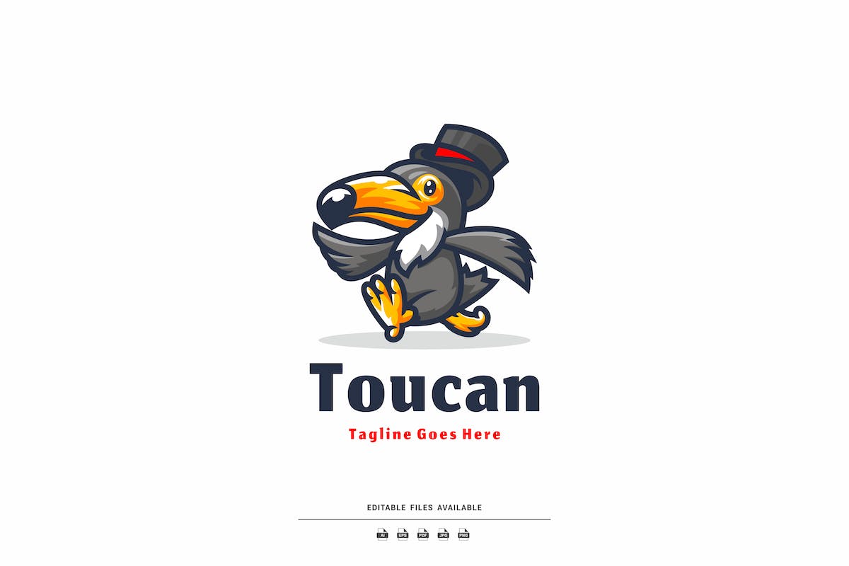 Taoucan 吉祥物卡通标志