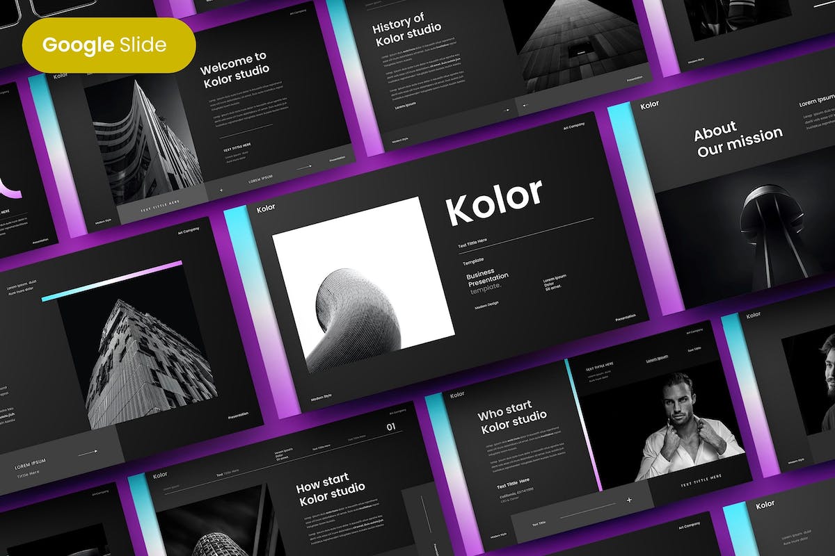 Kolor – 商务 Google 幻灯片模板
