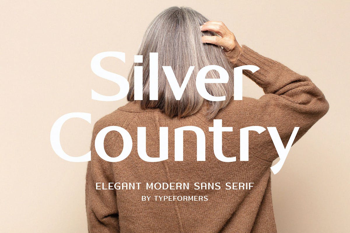 Silver Country – 优雅的现代无衬线字体