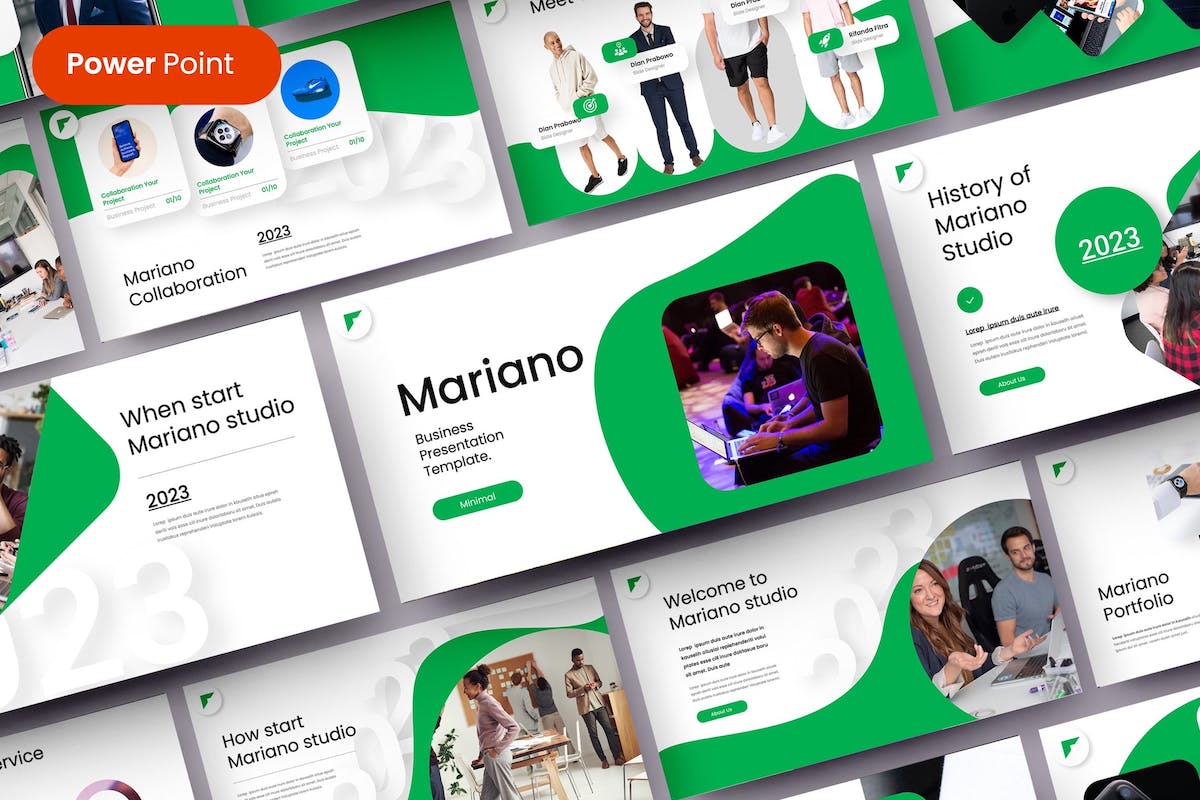 Mariano – 商业 PowerPoint 模板