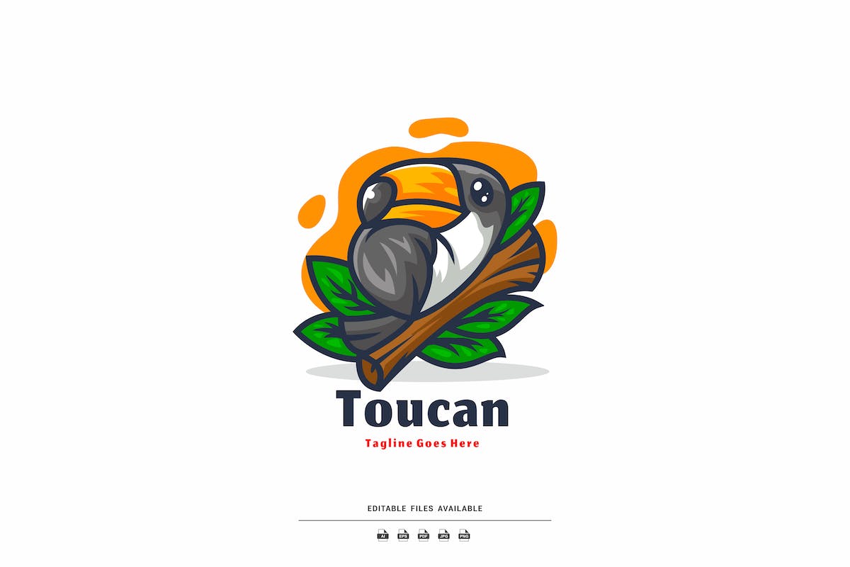 Taoucan 吉祥物卡通标志