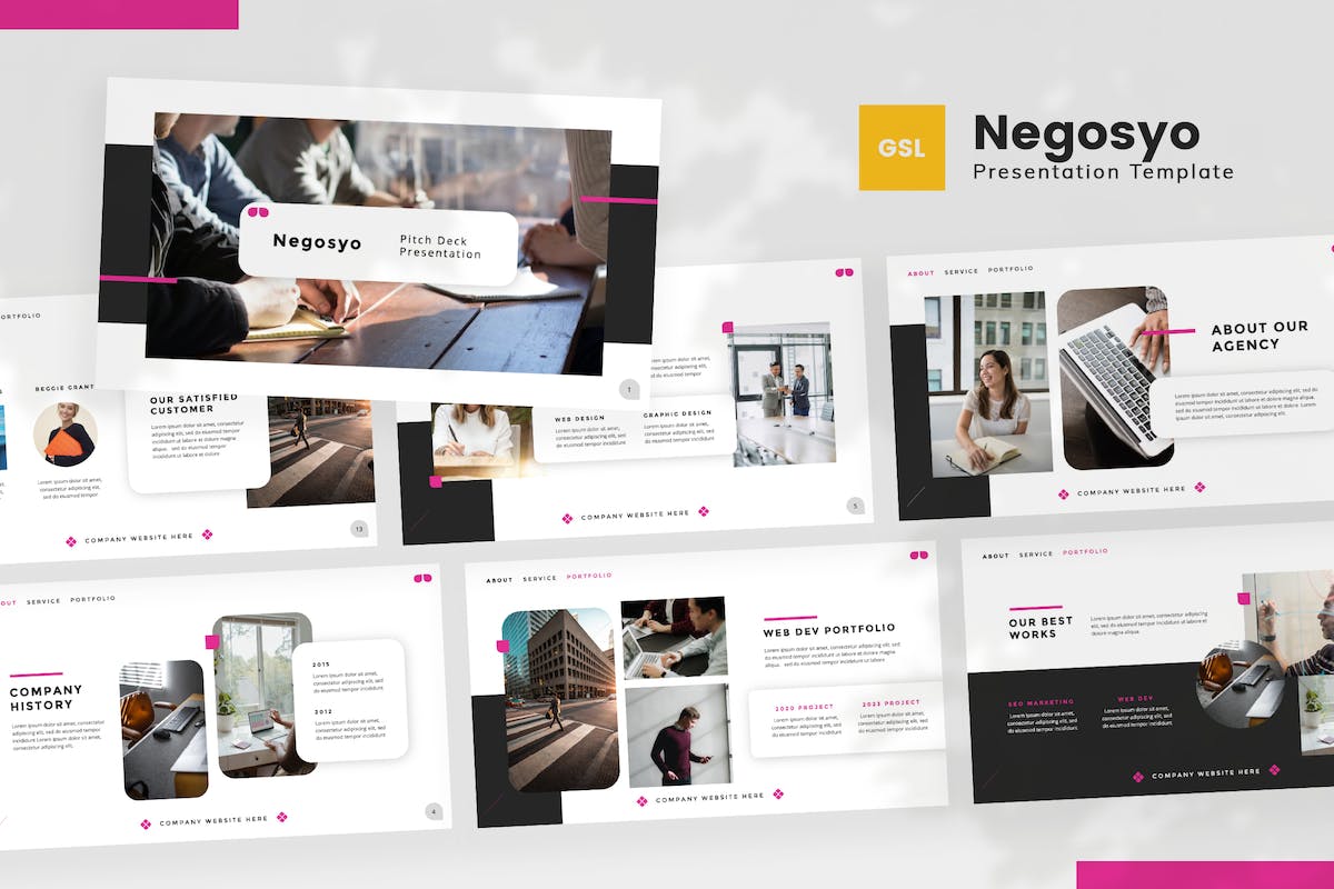 Negosyo — Pitch Deck Google 幻灯片模板