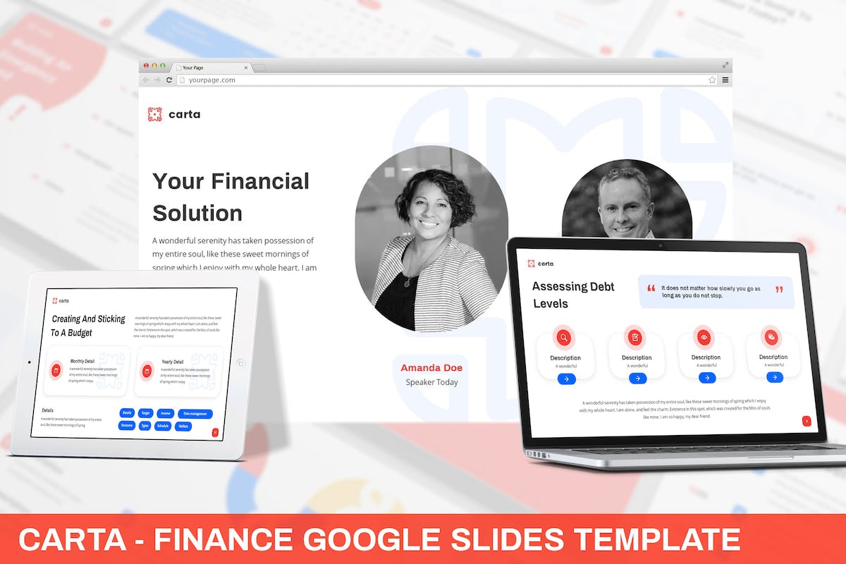 Carta – 财务 Google 幻灯片模板