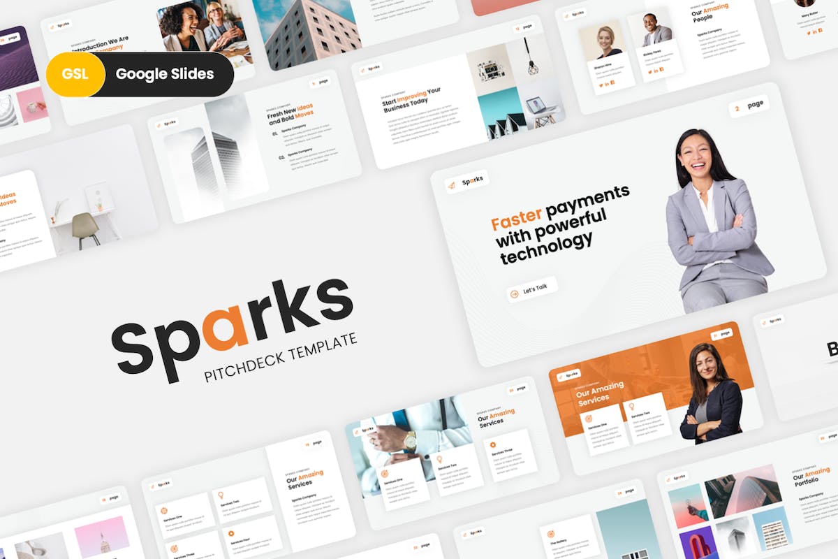 Sparks – 多用途 Google 幻灯片模板