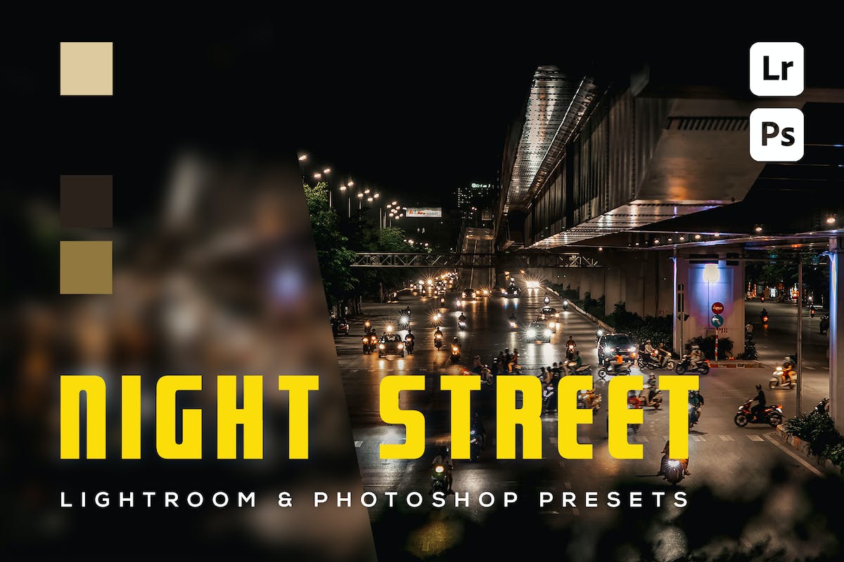 6 款夜街 Lightroom 和 Photoshop 预设