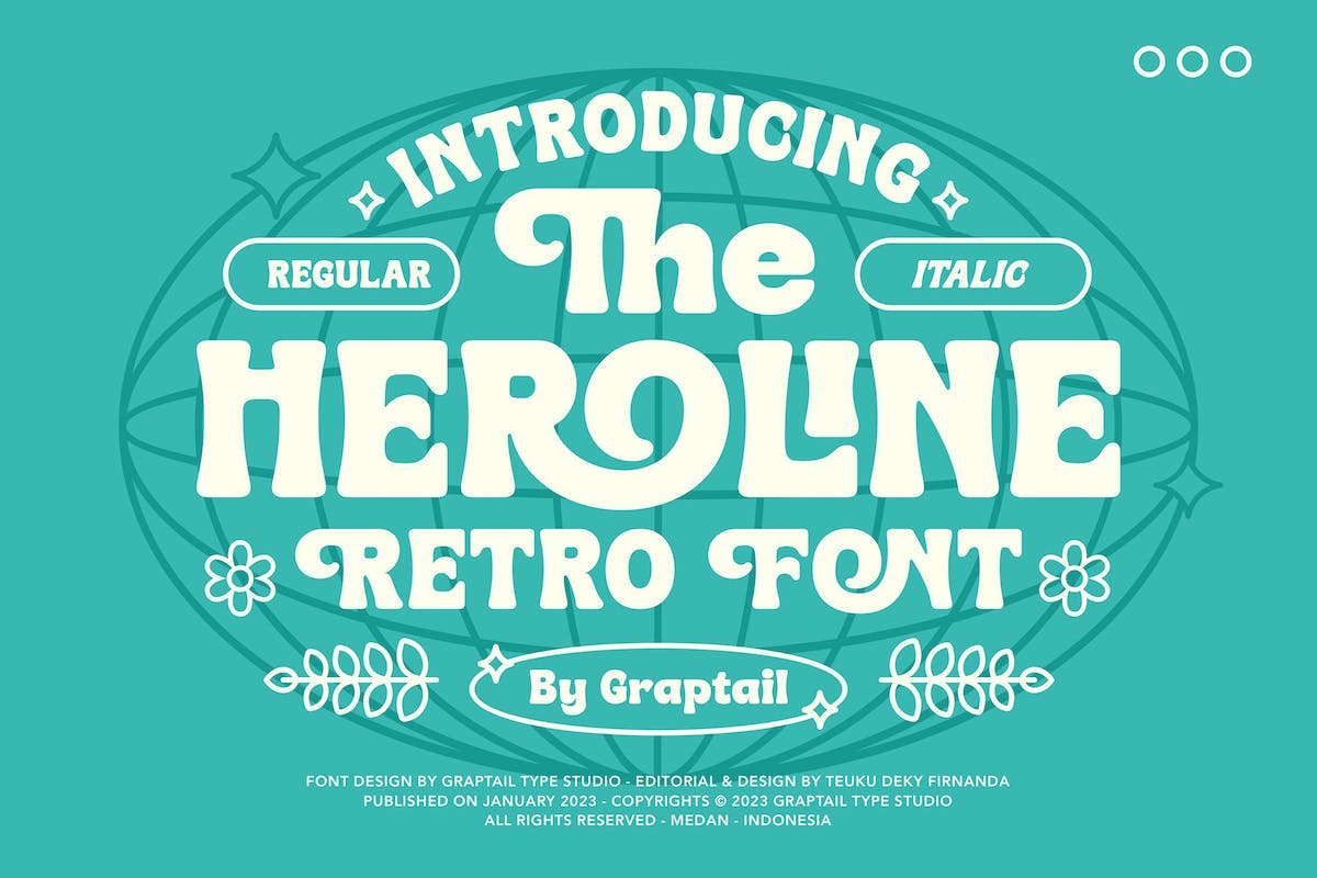 Heroline – 复古字体