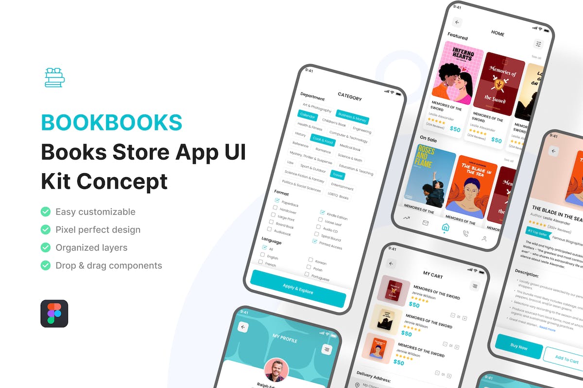 书店 UI 套件
