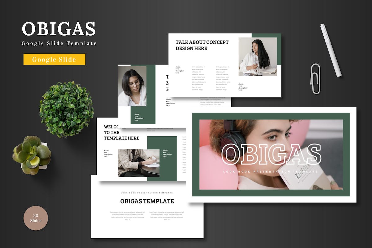Obigas – Google 幻灯片模板