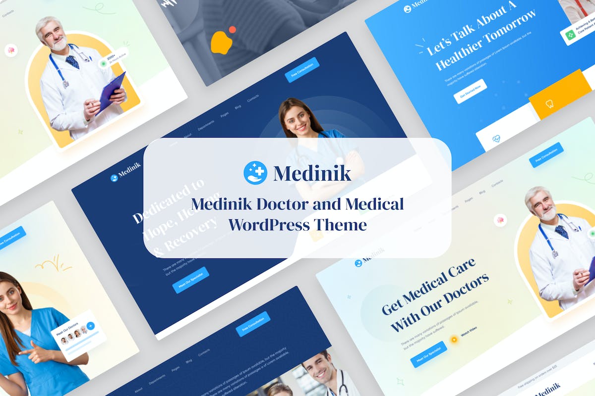 Medinik – 医生和医疗 WordPress 主题