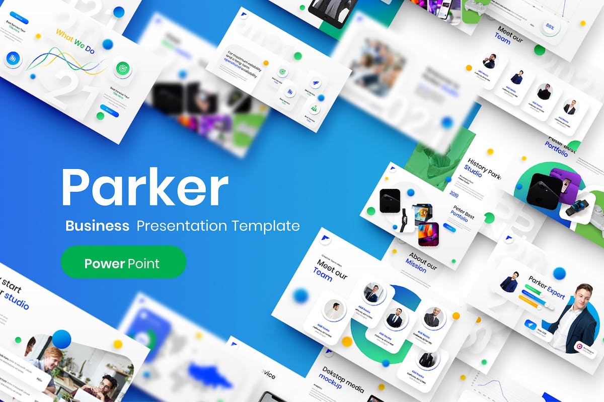 Parker – 商业 PowerPoint 模板