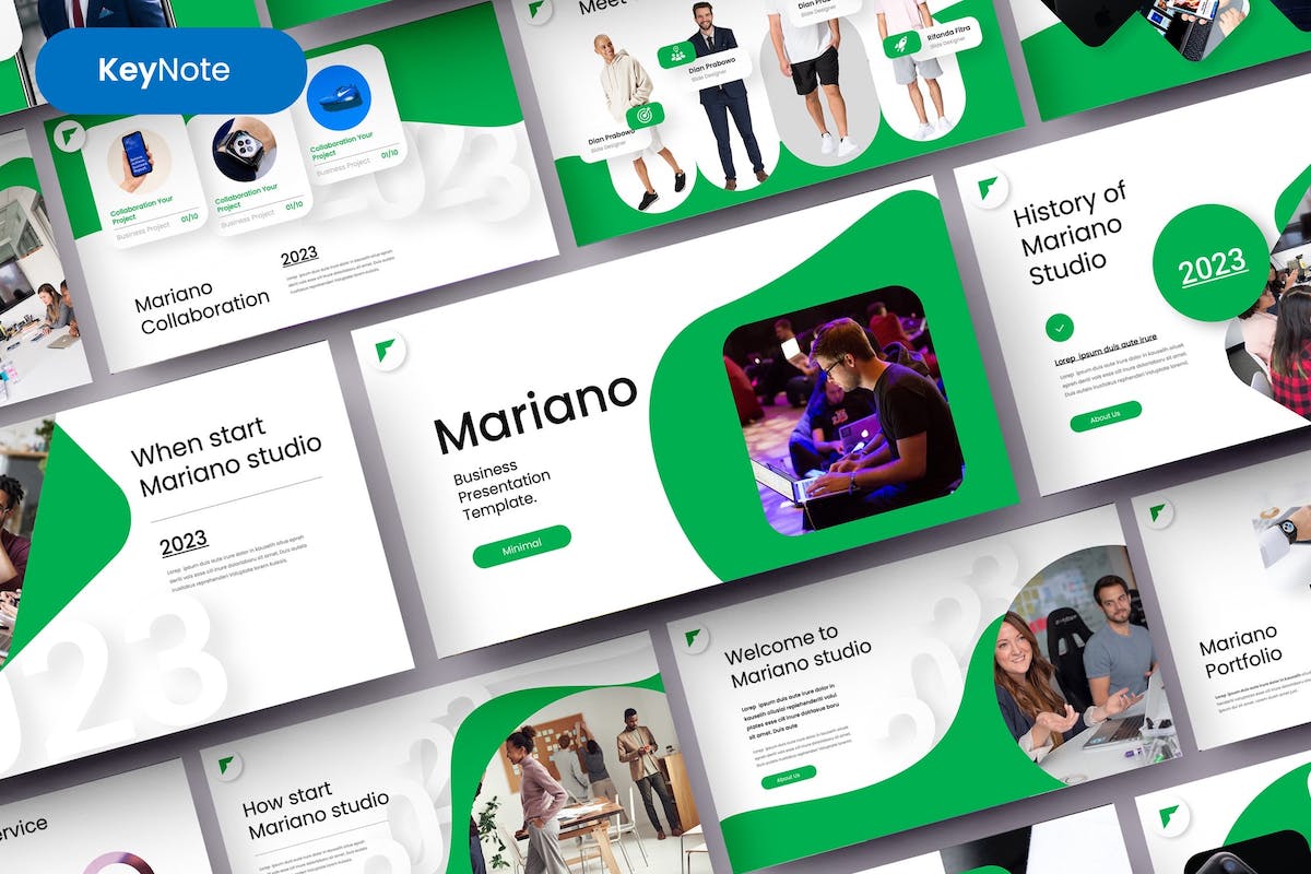 Mariano – 商业主题演讲模板
