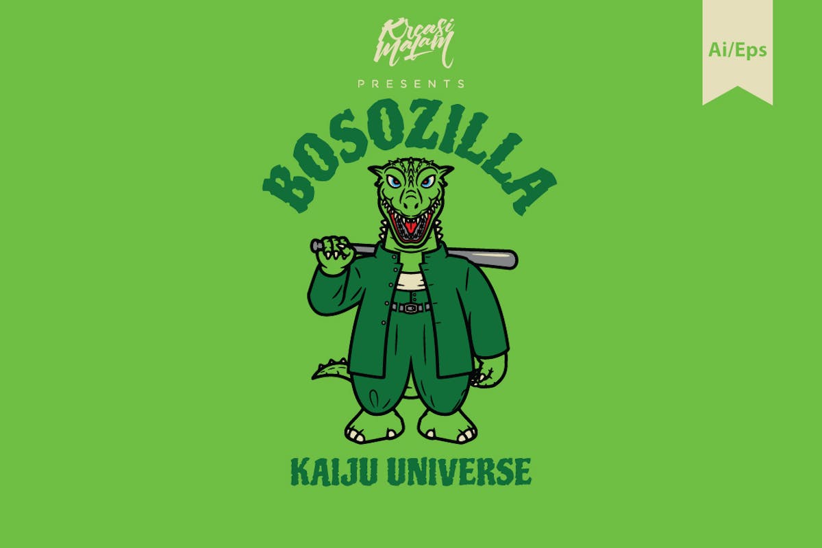 Bosozilla 徽标模板